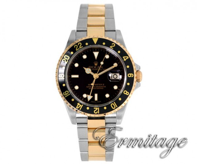 Pre-Owned Rolex GMT-Master II 16713 Gold & Steel 2004